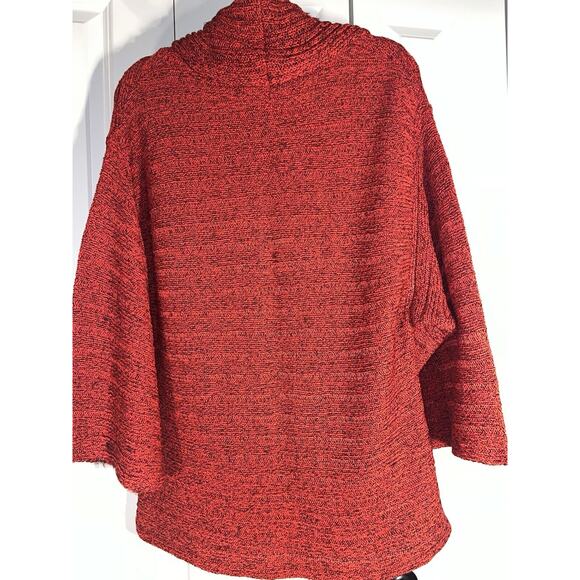 JONESWEAR Red/Black Women's Sweater Cowl Neck Size XL - Picture 2 of 11